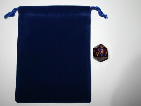 Chessex Suedecloth Dice Bags Royal Blue