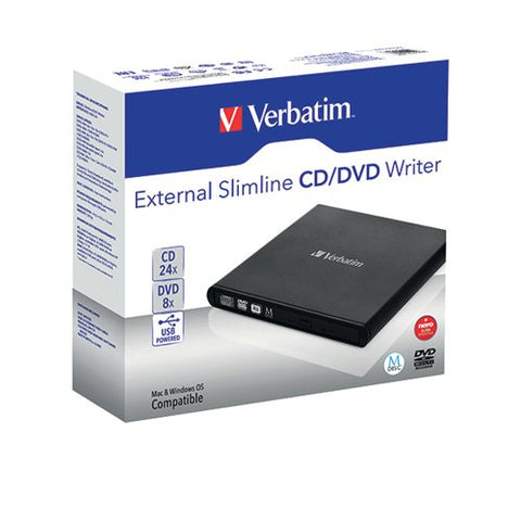 Verbatim External CD / DVD Writer USB-A and USB Type-C