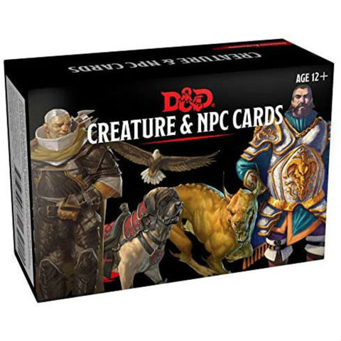 D&D Monster Cards - NPCs & Creatures
